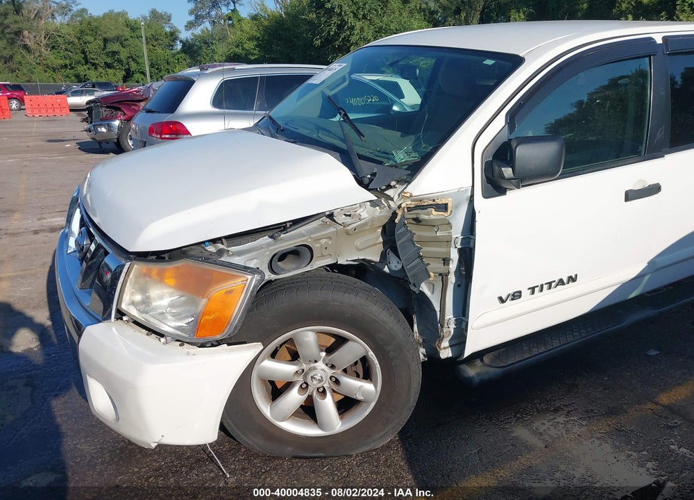 2012 NISSAN TITAN SV VIN: 1N6BA0ED2CN314951