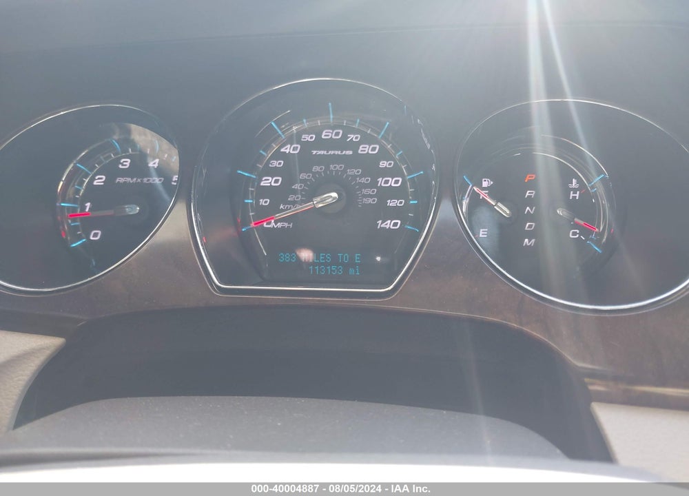 2011 FORD TAURUS SEL VIN: 1FAHP2HW6BG185979