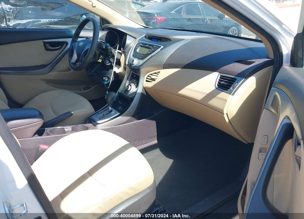 2012 HYUNDAI ELANTRA GLS VIN: 5NPDH4AEXCH125705