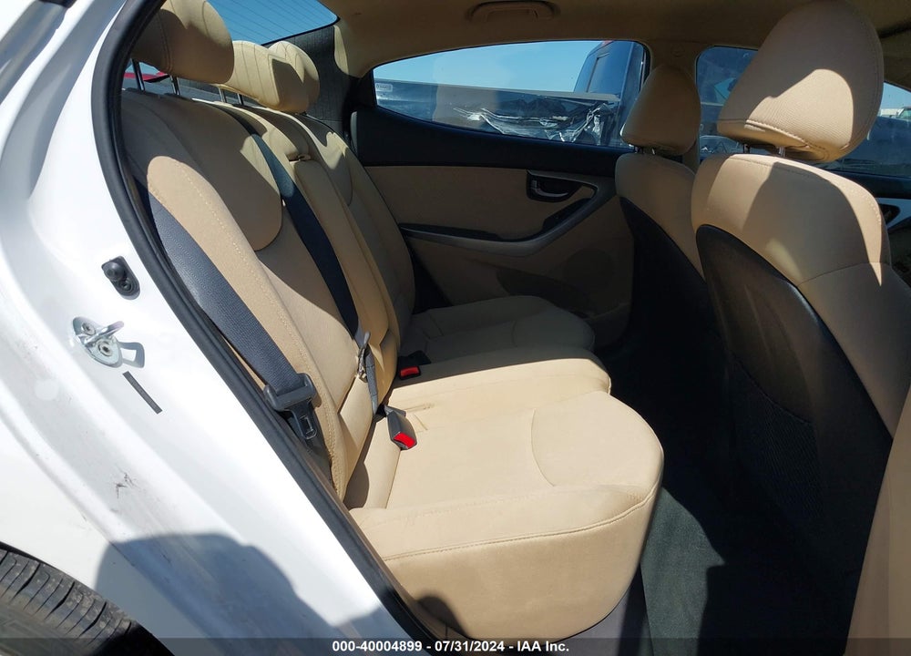2012 HYUNDAI ELANTRA GLS VIN: 5NPDH4AEXCH125705