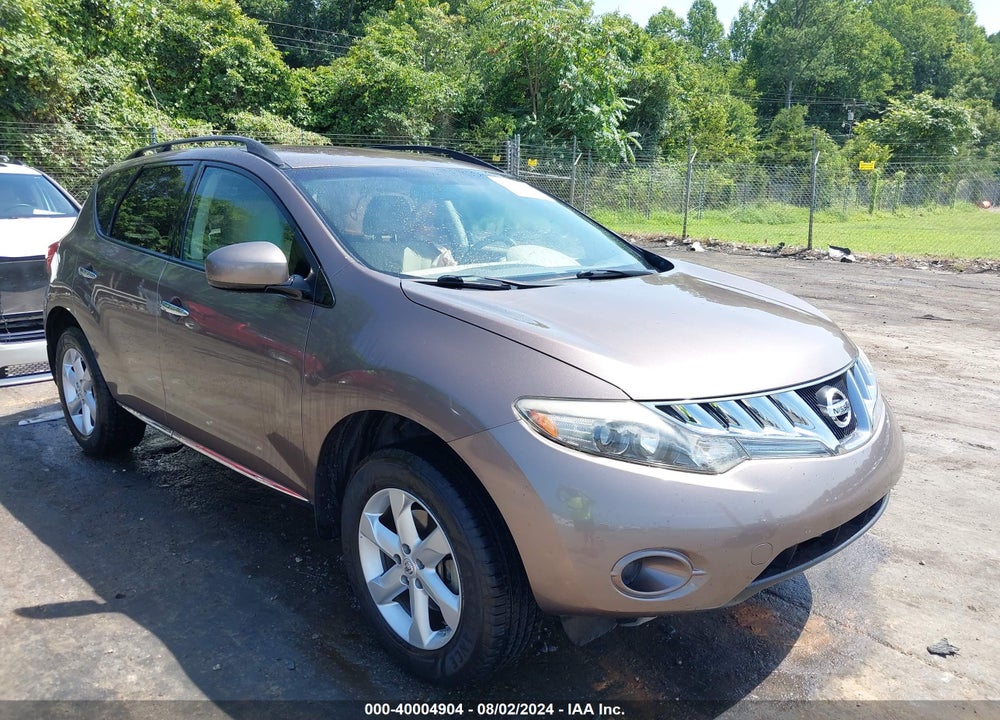 2009 NISSAN MURANO S VIN: JN8AZ18U79W013916