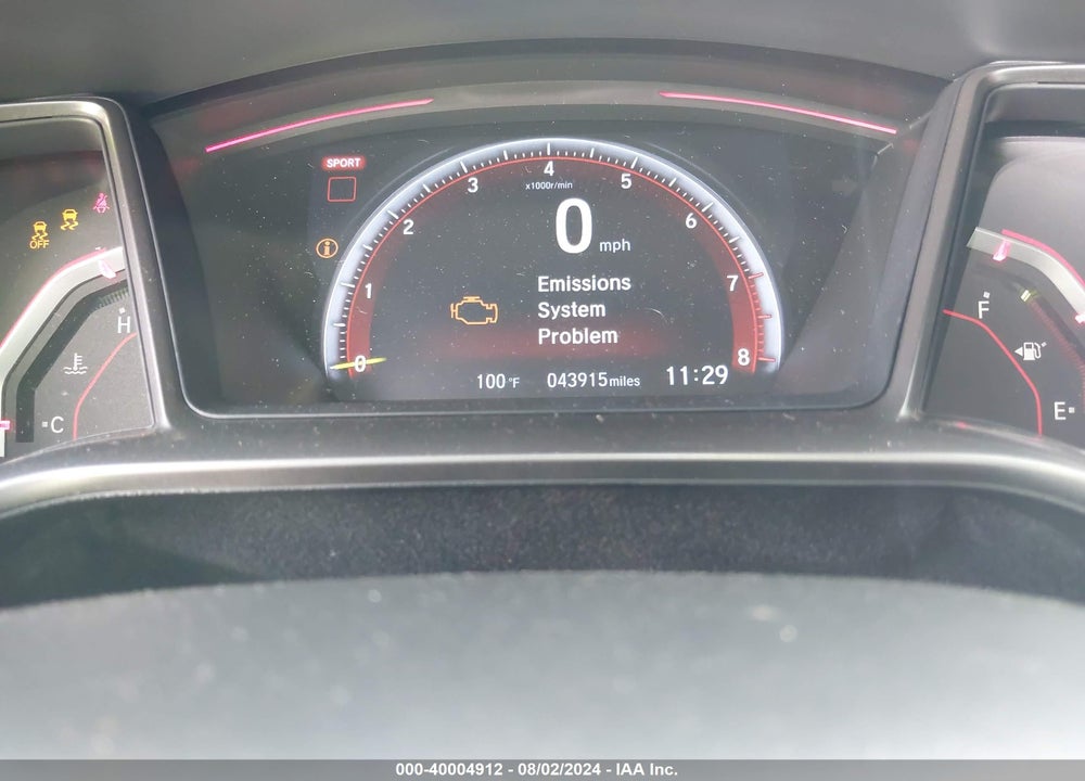 2019 HONDA CIVIC TYPE-R TOURING VIN: SHHFK8G78KU206224