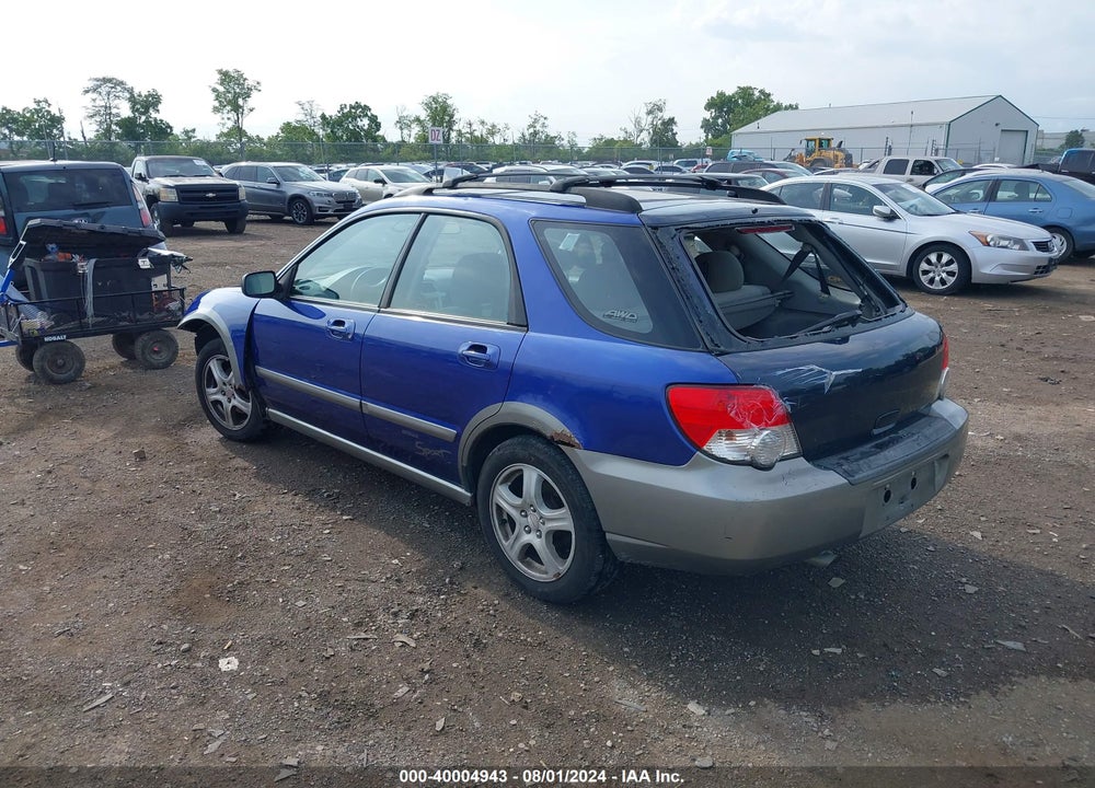 2004 SUBARU IMPREZA OUTBACK SPORT VIN: JF1GG68544H803338