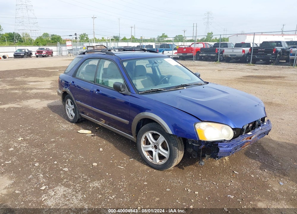 2004 SUBARU IMPREZA OUTBACK SPORT VIN: JF1GG68544H803338