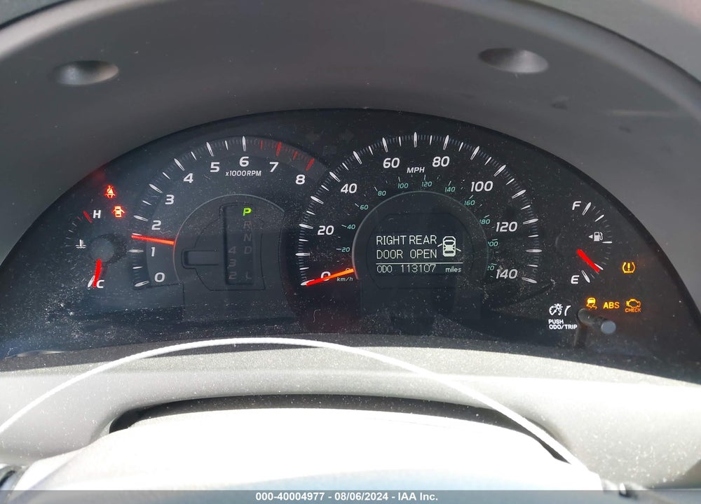 2008 TOYOTA CAMRY XLE VIN: 4T1BE46K98U791266