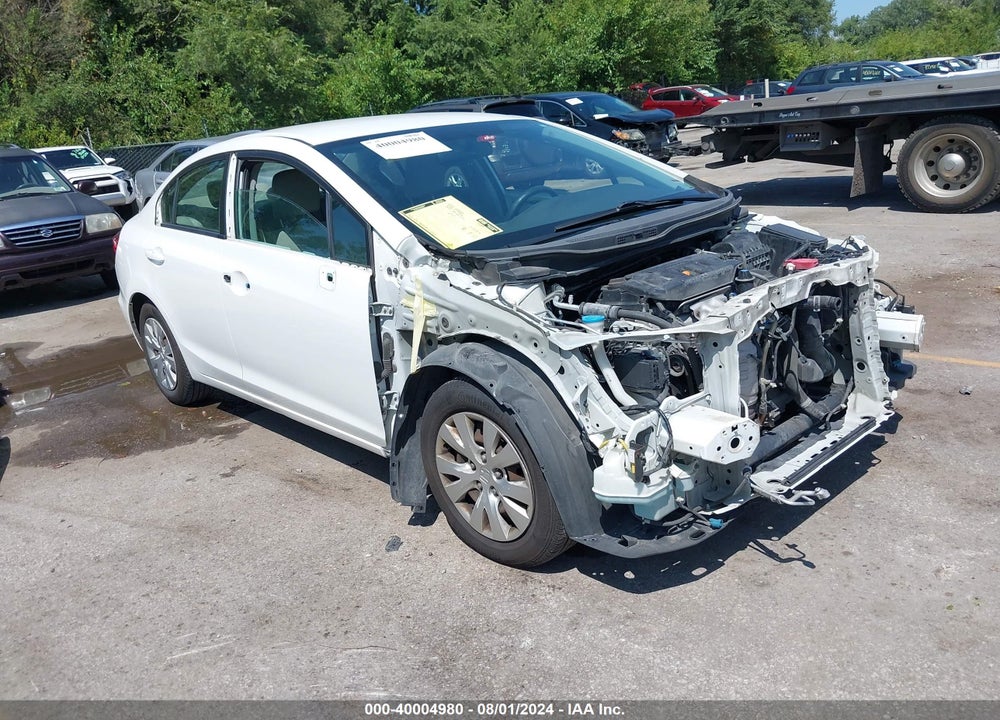 2012 HONDA CIVIC LX VIN: 19XFB2F57CE054488