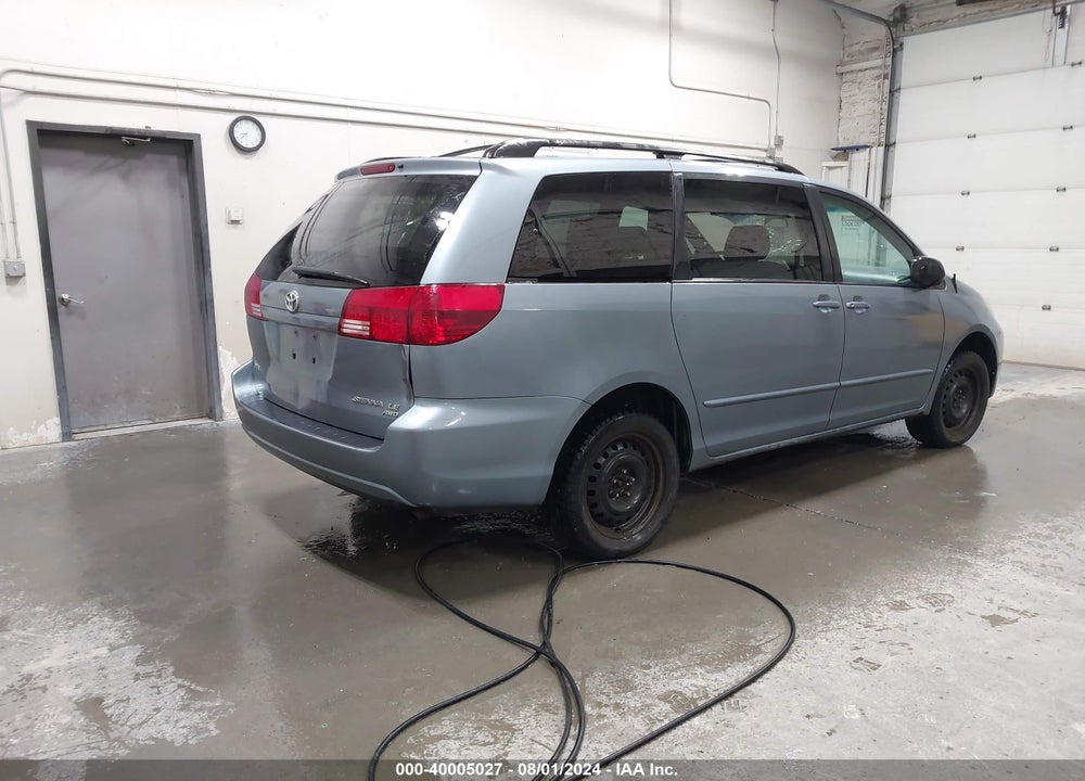 2004 TOYOTA SIENNA LE VIN: 5TDBA23C44S019063