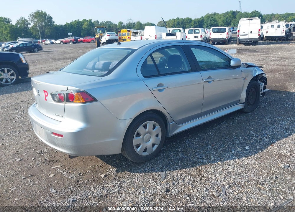 2011 MITSUBISHI LANCER ES VIN: JA32U2FUXBU001766