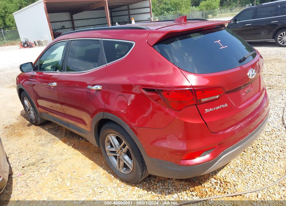 2017 HYUNDAI SANTA FE SPORT 2.4L VIN: 5XYZU3LB5HG380761