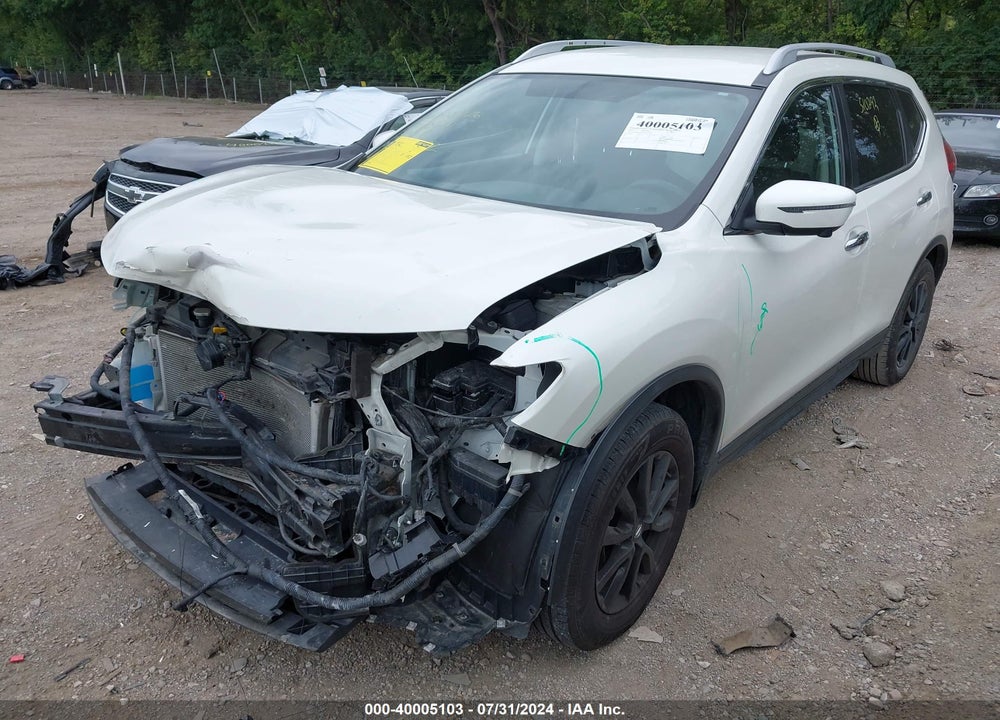 2017 NISSAN ROGUE SV VIN: KNMAT2MT3HP510292