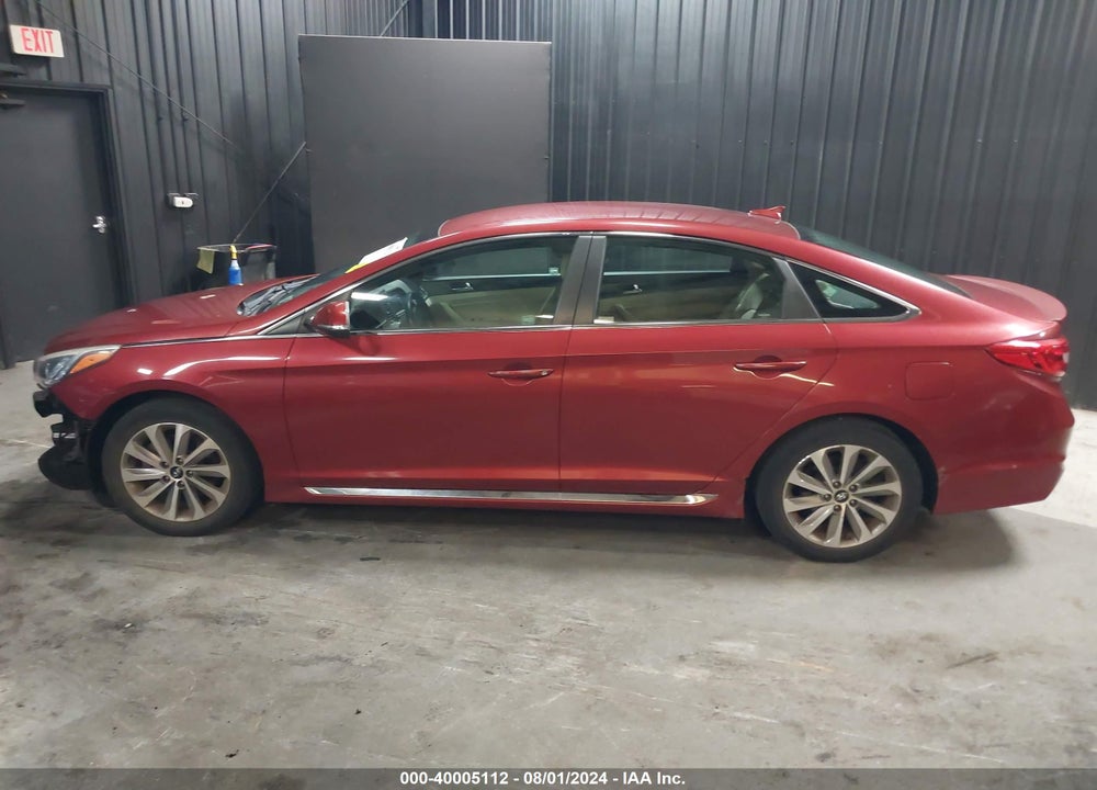 2015 HYUNDAI SONATA SPORT VIN: 5NPE34AF0FH020235