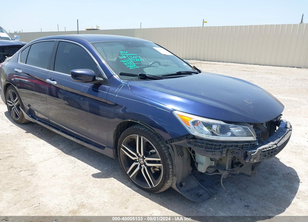 2016 HONDA ACCORD SPORT VIN: 1HGCR2F57GA130719