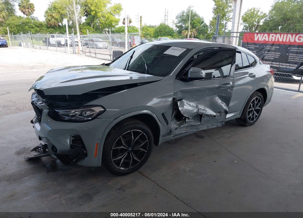 2022 BMW X4 XDRIVE30I VIN: 5UX33DT09N9N15457