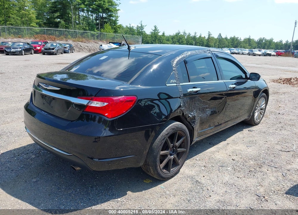 2012 CHRYSLER 200 LIMITED VIN: 1C3CCBCB6CN284596