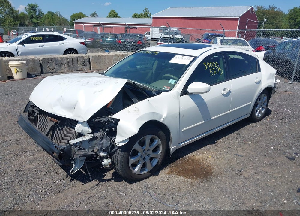 2008 NISSAN MAXIMA 3.5 SL VIN: 1N4BA41EX8C821128