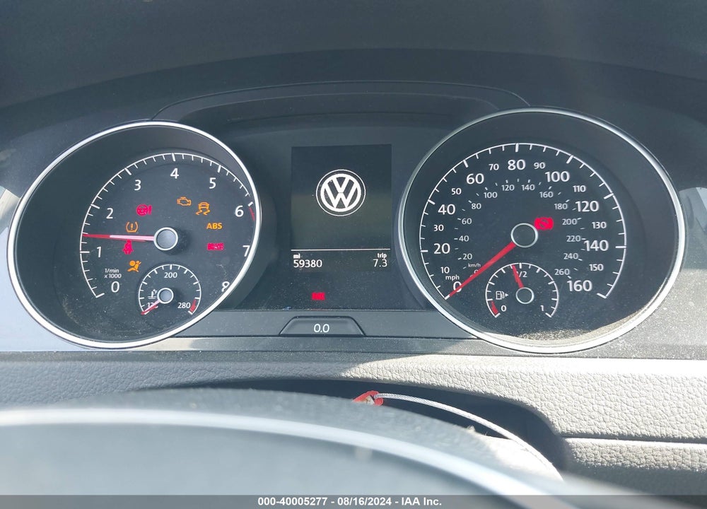 2019 VOLKSWAGEN GOLF ALLTRACK TSI S/TSI SE/TSI SEL VIN: 3VWH17AU1KM523051