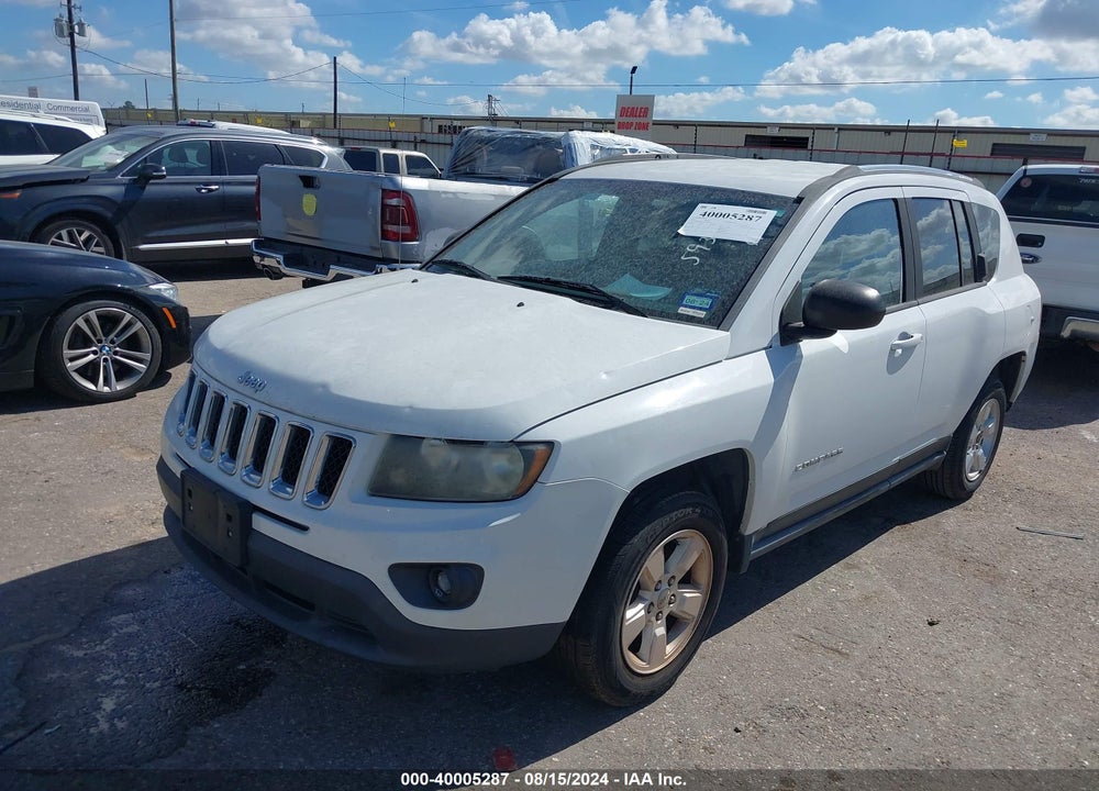 2014 JEEP COMPASS SPORT VIN: 1C4NJCBA0ED593417