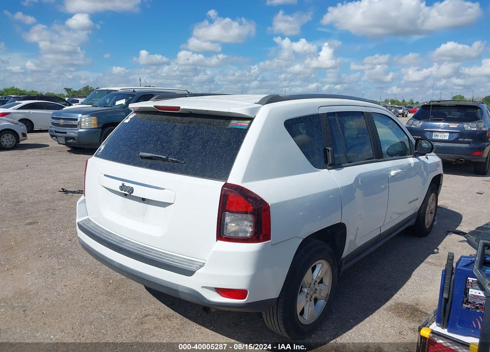 2014 JEEP COMPASS SPORT VIN: 1C4NJCBA0ED593417