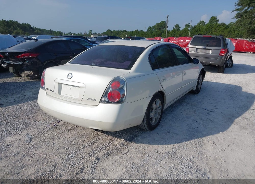2006 NISSAN ALTIMA 2.5 S VIN: 1N4AL11D06C179186