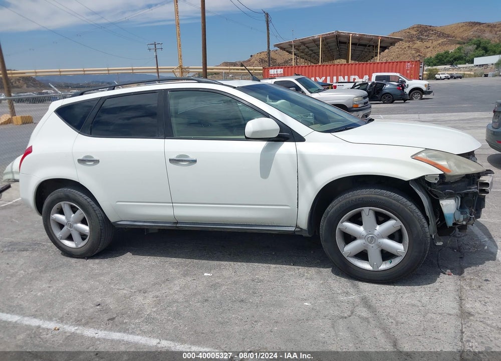 2004 NISSAN MURANO VIN: JN8AZ08T54W213638