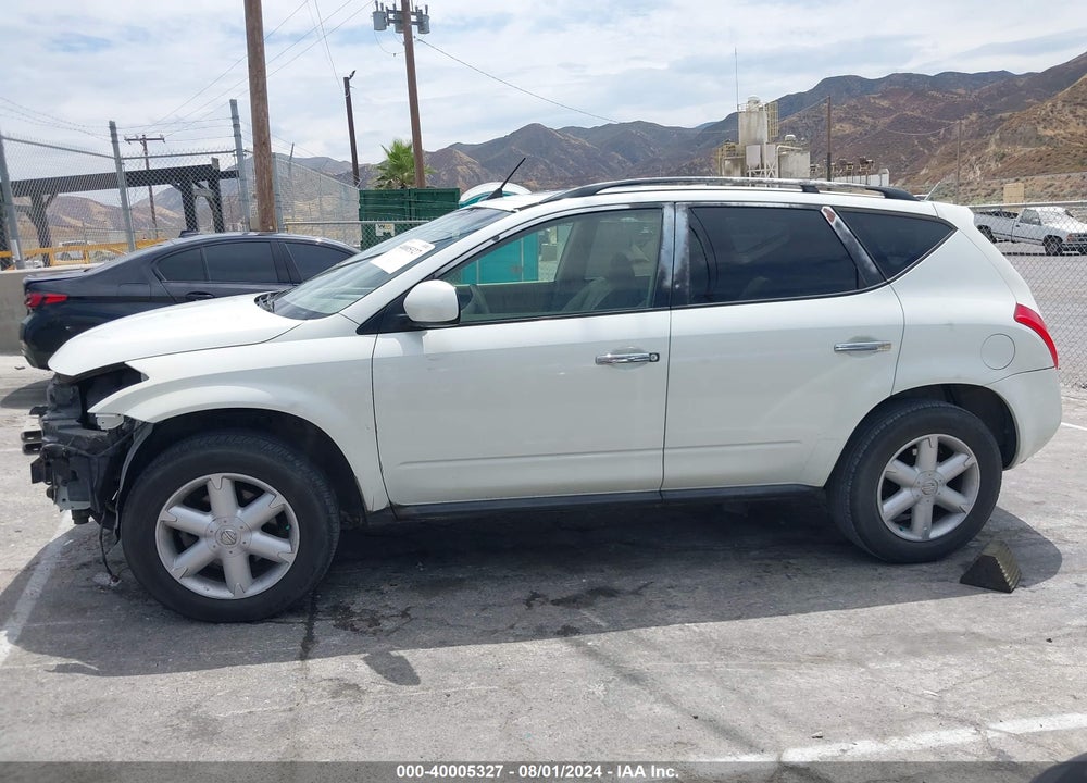 2004 NISSAN MURANO VIN: JN8AZ08T54W213638