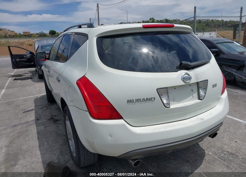 2004 NISSAN MURANO VIN: JN8AZ08T54W213638