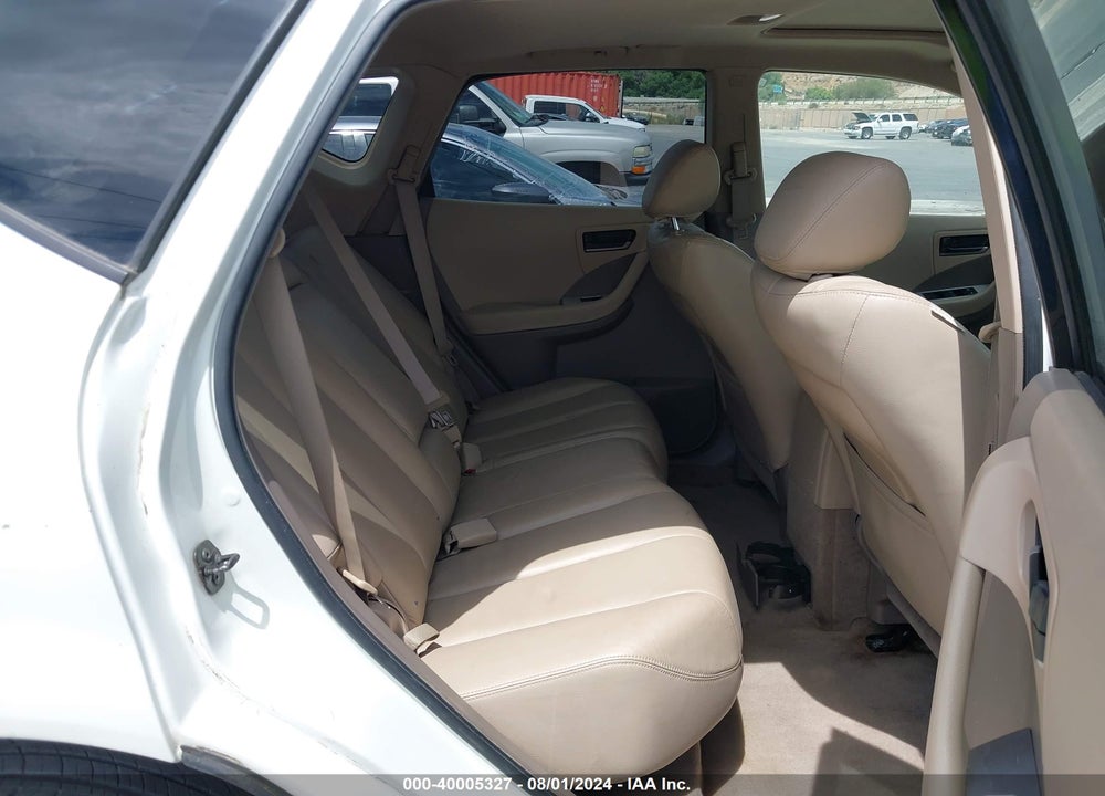 2004 NISSAN MURANO VIN: JN8AZ08T54W213638