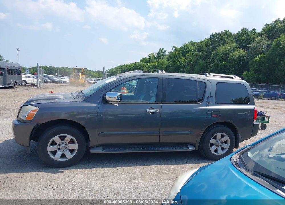 2004 NISSAN PATHFINDER ARMADA LE VIN: 5N1AA08B74N711707