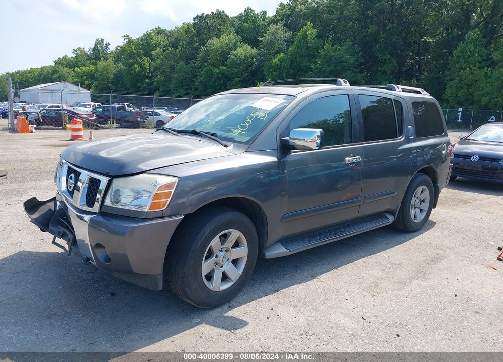 2004 NISSAN PATHFINDER ARMADA LE VIN: 5N1AA08B74N711707