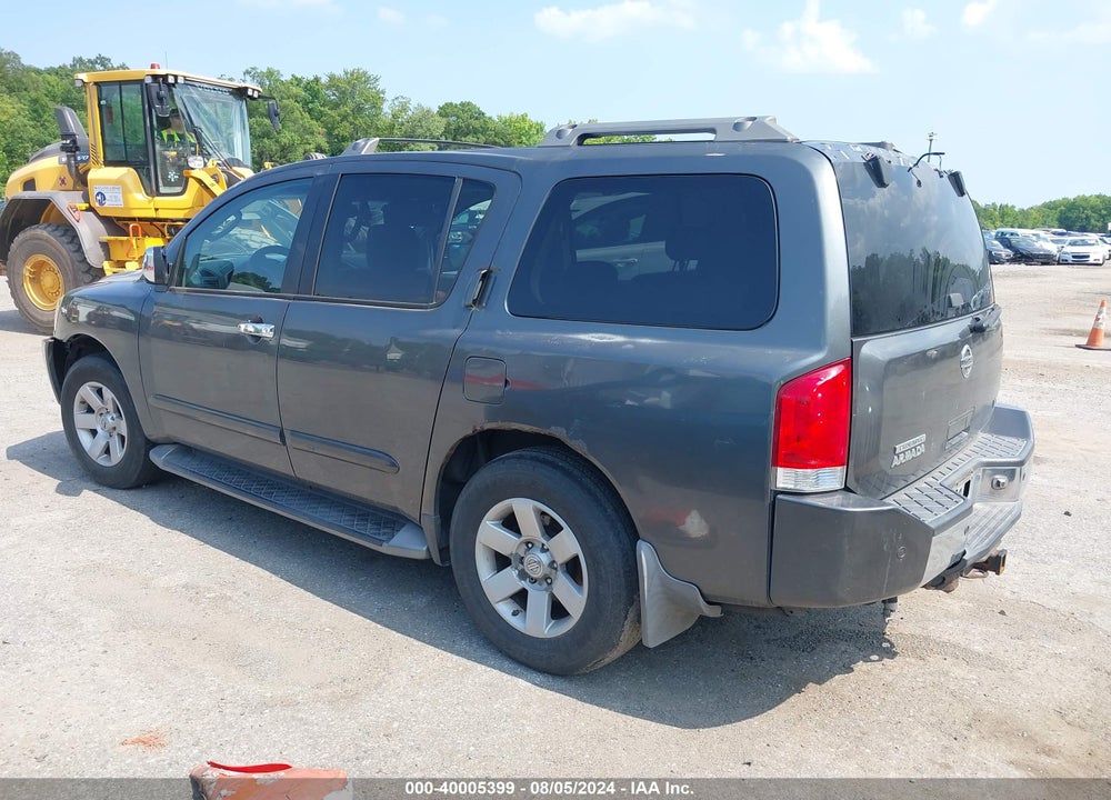 2004 NISSAN PATHFINDER ARMADA LE VIN: 5N1AA08B74N711707