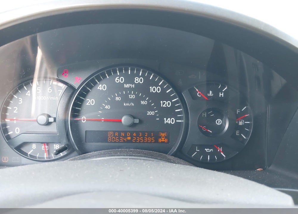 2004 NISSAN PATHFINDER ARMADA LE VIN: 5N1AA08B74N711707