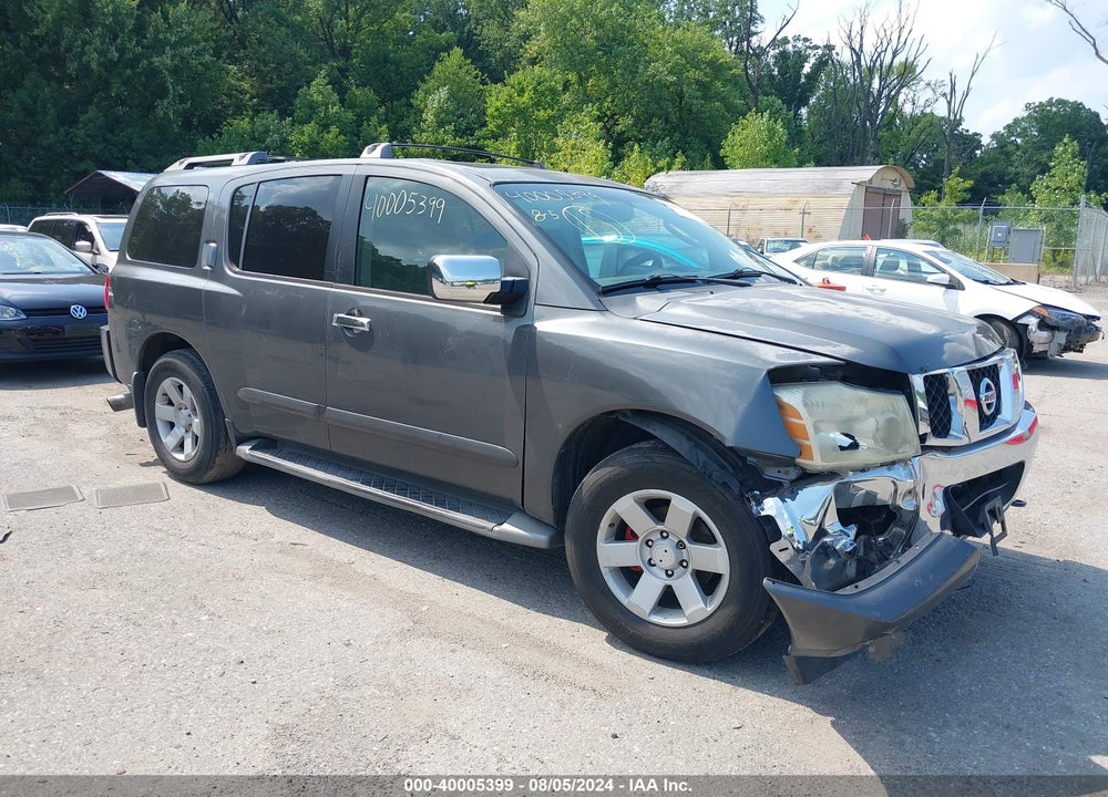 2004 NISSAN PATHFINDER ARMADA LE VIN: 5N1AA08B74N711707