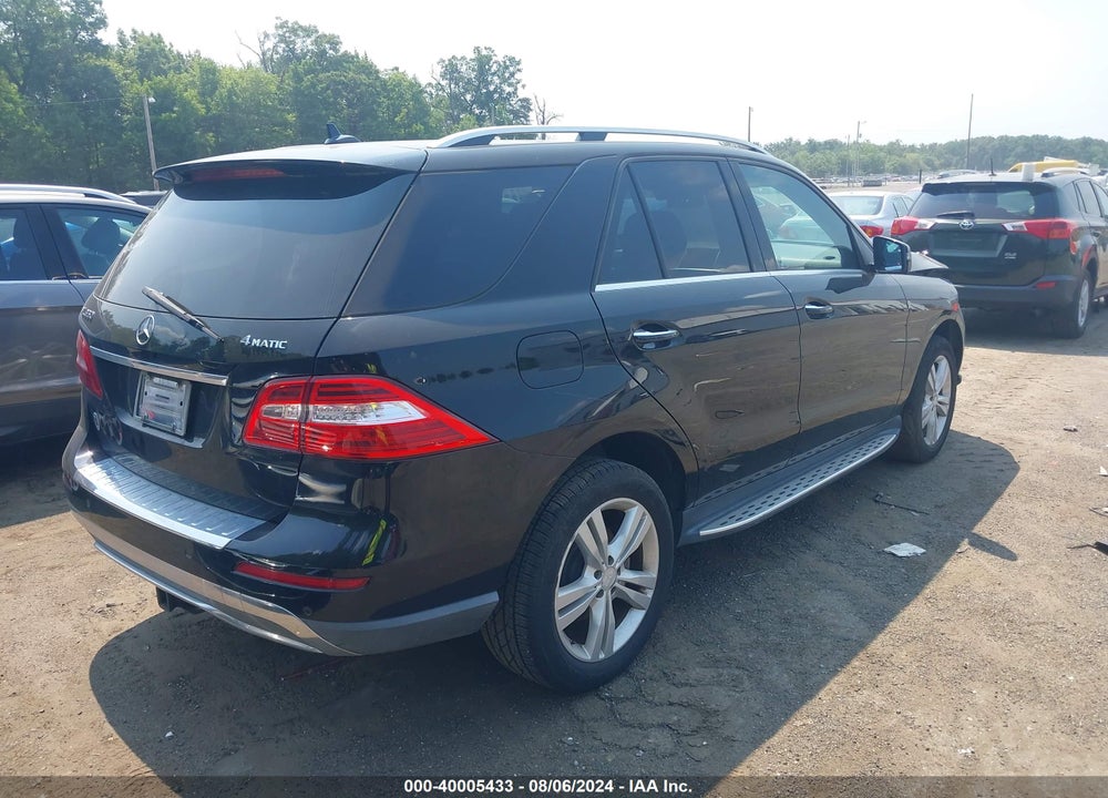2013 MERCEDES-BENZ ML 350 4MATIC VIN: 4JGDA5HB8DA247313