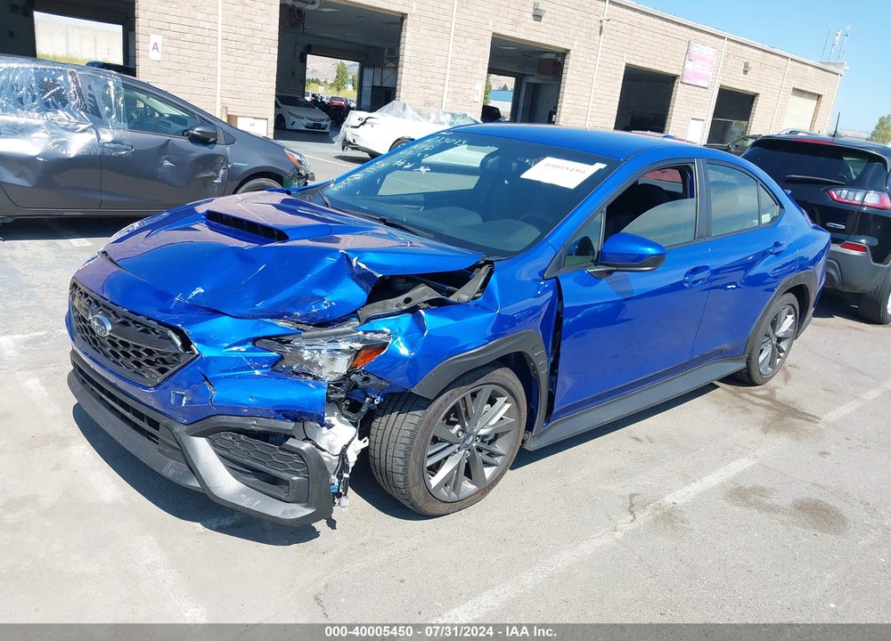 2022 SUBARU WRX VIN: JF1VBAA60N9014059