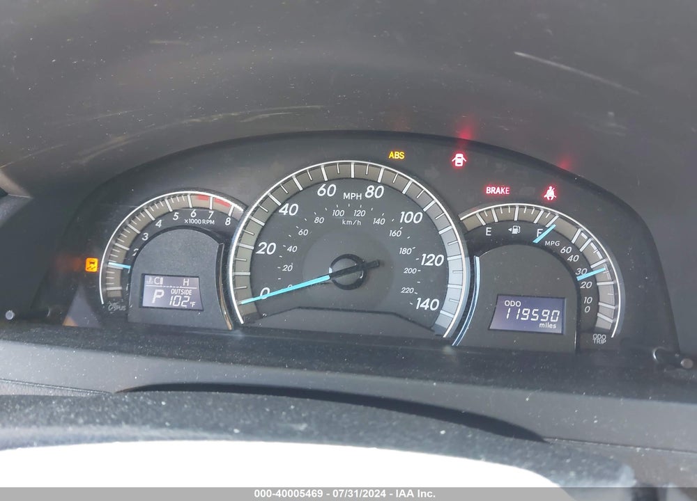 2012 TOYOTA CAMRY SE VIN: 4T1BF1FK9CU577625