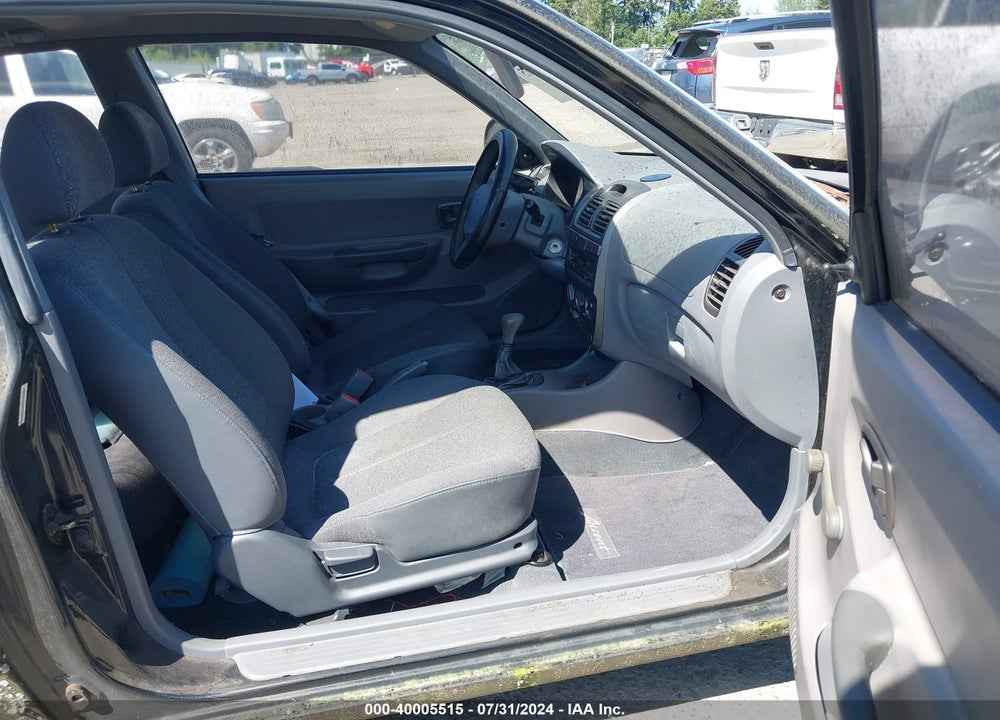 2002 HYUNDAI ACCENT L VIN: KMHCF35G92U206993