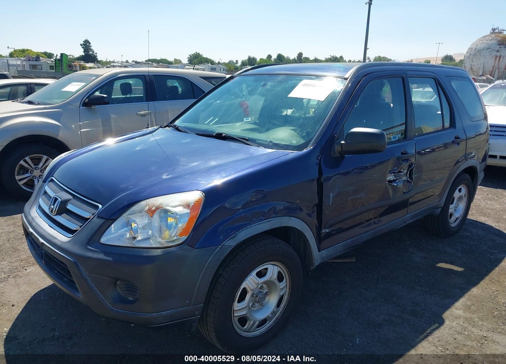 2006 HONDA CR-V LX VIN: JHLRD78596C005082