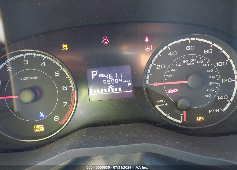 2019 SUBARU CROSSTREK 2.0I PREMIUM VIN: JF2GTACC1K8211778