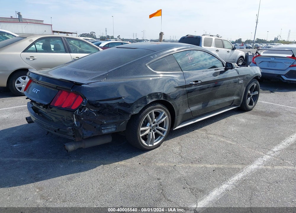 2017 FORD MUSTANG GT VIN: 1FA6P8CF8H5225310