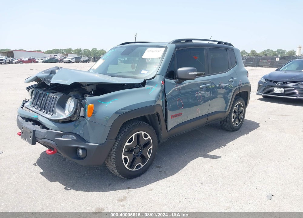 2016 JEEP RENEGADE TRAILHAWK VIN: ZACCJBCT6GPE18658