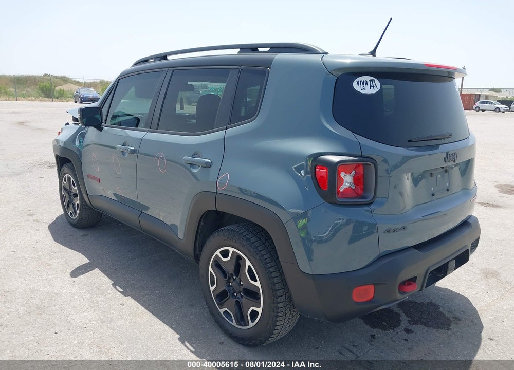 2016 JEEP RENEGADE TRAILHAWK VIN: ZACCJBCT6GPE18658