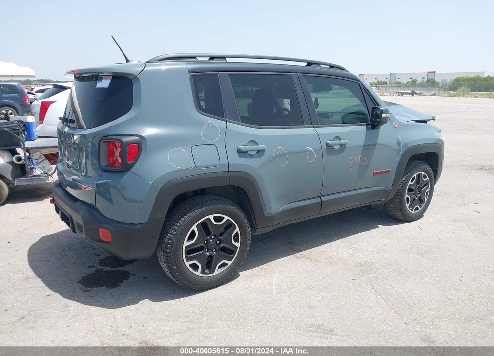 2016 JEEP RENEGADE TRAILHAWK VIN: ZACCJBCT6GPE18658