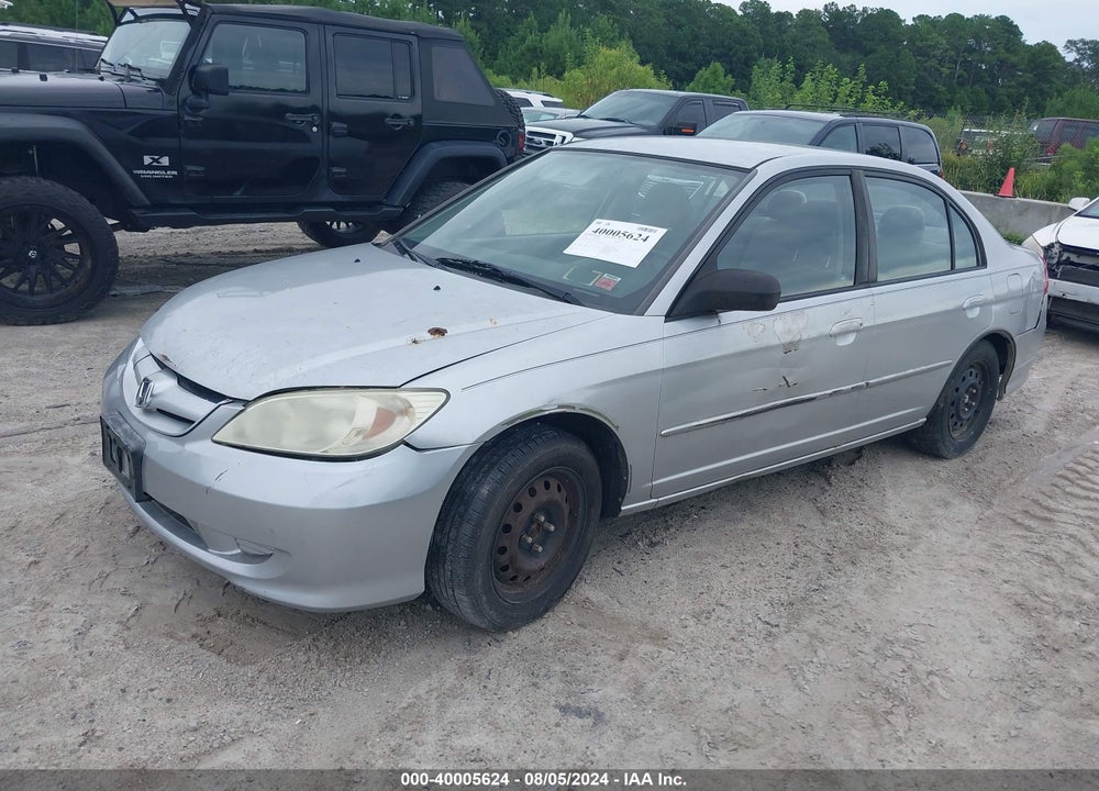 2005 HONDA CIVIC LX VIN: 2HGES15515H555795