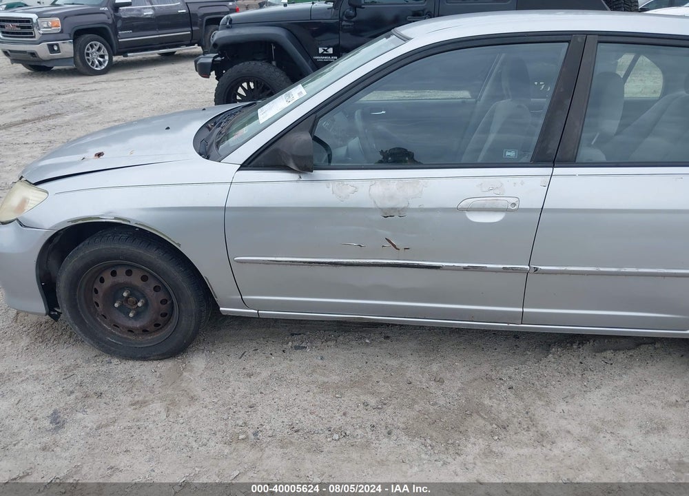 2005 HONDA CIVIC LX VIN: 2HGES15515H555795