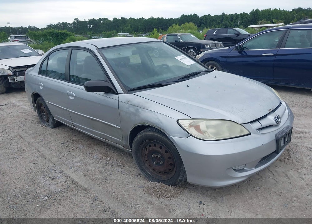 2005 HONDA CIVIC LX VIN: 2HGES15515H555795