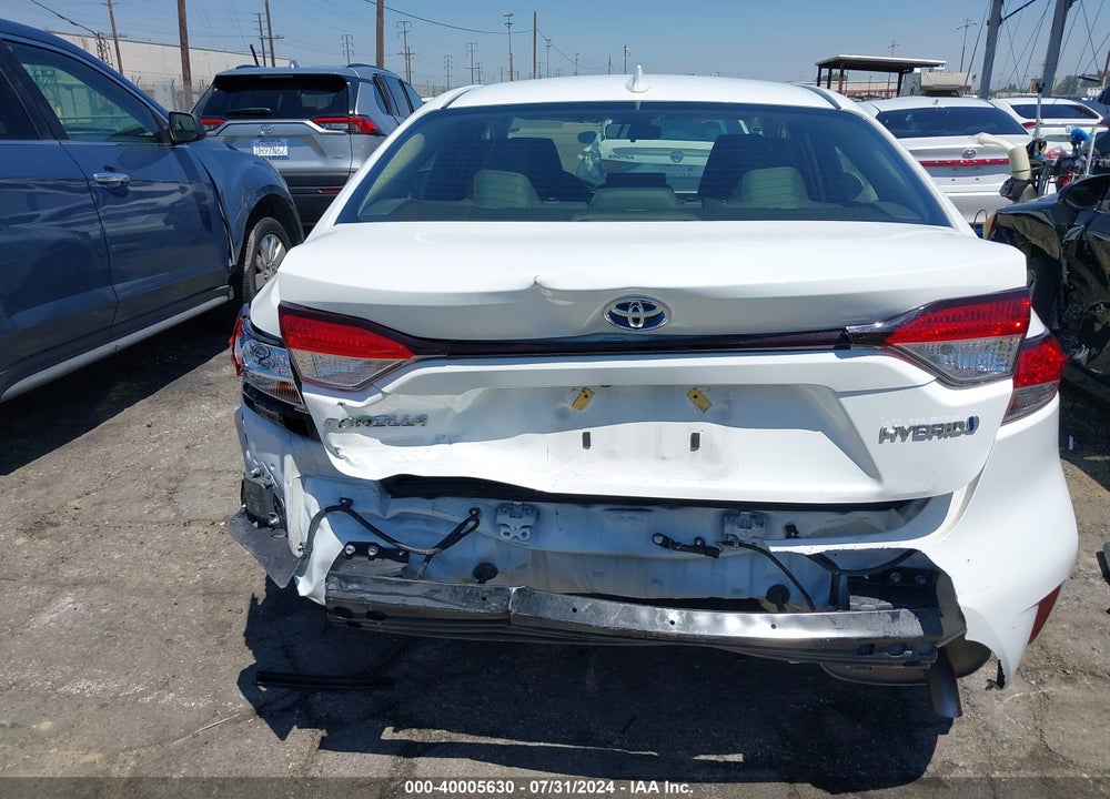 2022 TOYOTA COROLLA HYBRID LE VIN: JTDEAMDEXN3007334
