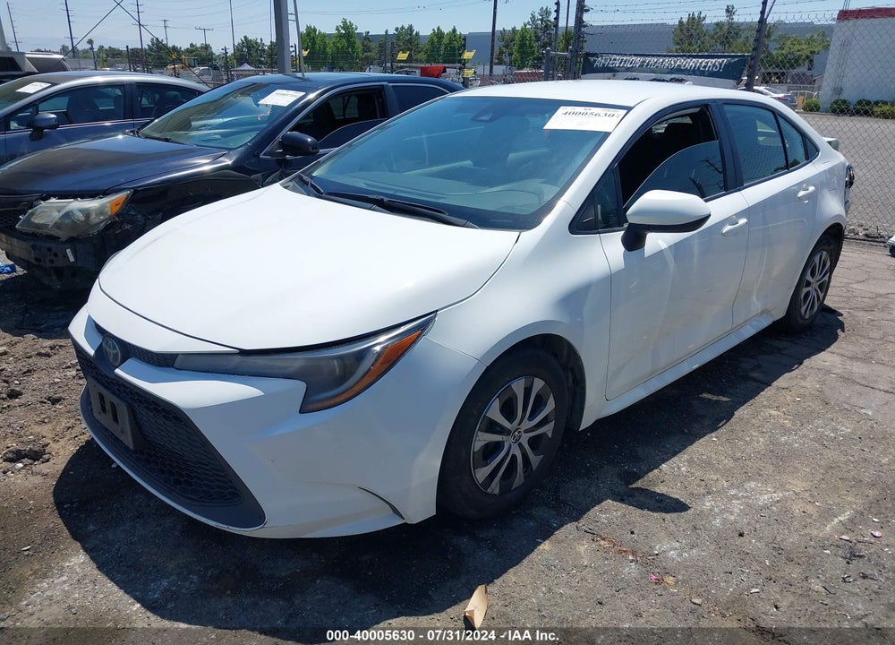 2022 TOYOTA COROLLA HYBRID LE VIN: JTDEAMDEXN3007334