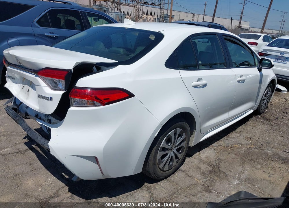 2022 TOYOTA COROLLA HYBRID LE VIN: JTDEAMDEXN3007334