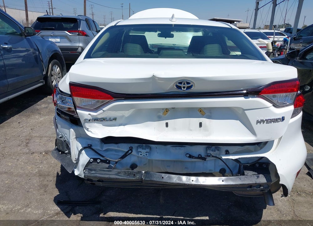 2022 TOYOTA COROLLA HYBRID LE VIN: JTDEAMDEXN3007334