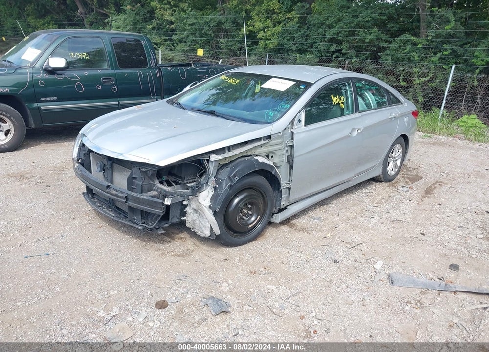 2014 HYUNDAI SONATA GLS VIN: 5NPEB4ACXEH862572
